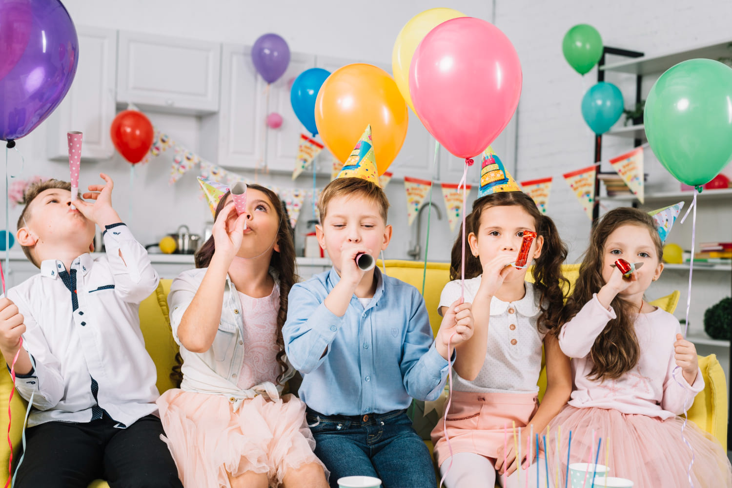 Cumpleaños con globos